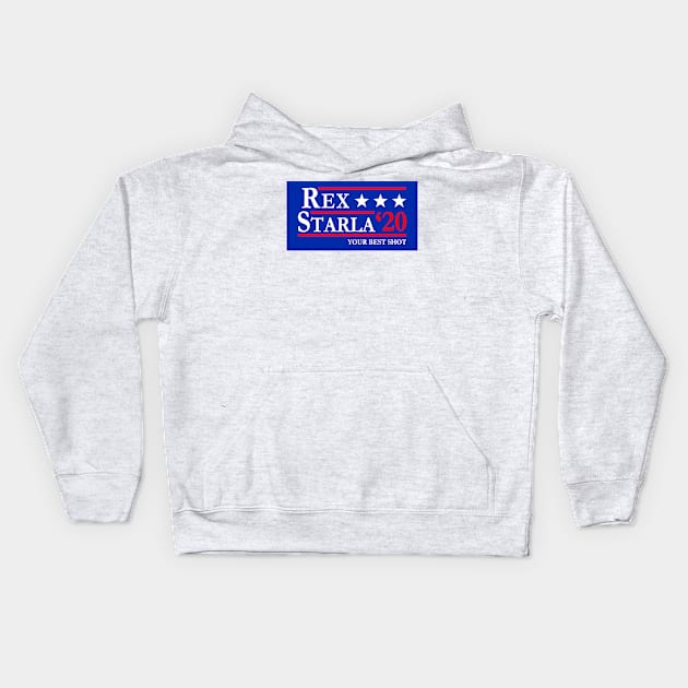 Rex Starla Your Best Shot People 2020 Kids Hoodie by Electrovista